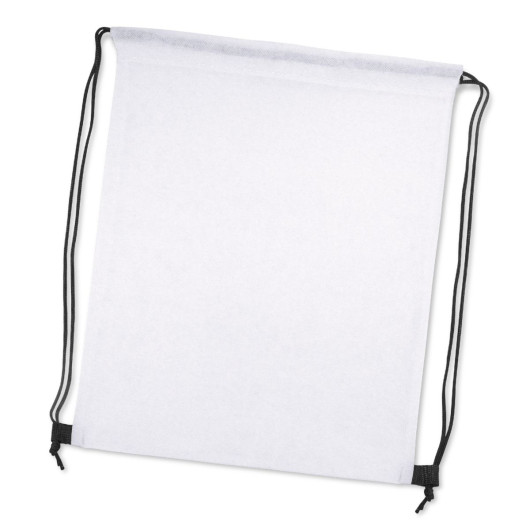 White Wilston Drawstring Backsacks